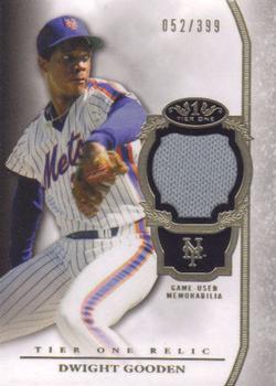 2013 Topps Tier One - Relics #TOR-DG Dwight Gooden Front