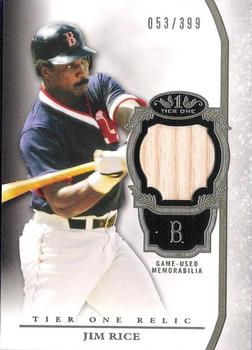 2013 Topps Tier One - Relics #TOR-JR Jim Rice Front