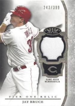 2013 Topps Tier One - Relics #TOR-JBR Jay Bruce Front