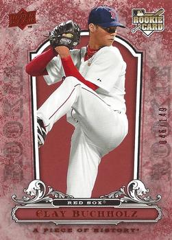 2008 Upper Deck A Piece of History - Red #106 Clay Buchholz Front