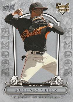 2008 Upper Deck A Piece of History - Silver #139 Eugenio Velez Front