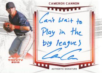 2019 Leaf Trinity - Signature #A-CC2 Cameron Cannon Front