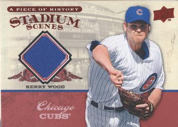 2008 Upper Deck A Piece of History - Stadium Scenes Jersey Red #SS12 Kerry Wood Front