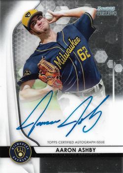 2020 Bowman Sterling - Prospect Autographs #BSPA-AA Aaron Ashby Front