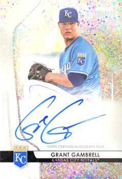 2020 Bowman Sterling - Prospect Autographs Speckle #BSPA-GG Grant Gambrell Front