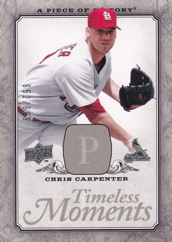 2008 Upper Deck A Piece of History - Timeless Moments #TM-48 Chris Carpenter Front