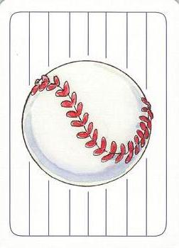 2005 Hero Decks New York Yankees Baseball Heroes Playing Cards (1st Edition) #3♣ Lou Gehrig Back