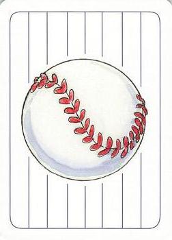 2005 Hero Decks New York Yankees Baseball Heroes Playing Cards (1st Edition) #4♣ Tony Lazzeri Back