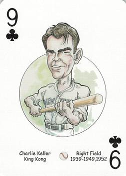 2005 Hero Decks New York Yankees Baseball Heroes Playing Cards (1st Edition) #9♣ Charlie Keller Front