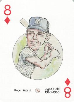 2005 Hero Decks New York Yankees Baseball Heroes Playing Cards (1st Edition) #8♦ Roger Maris Front