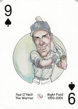 2005 Hero Decks New York Yankees Baseball Heroes Playing Cards (1st Edition) #9♠ Paul O'Neill Front