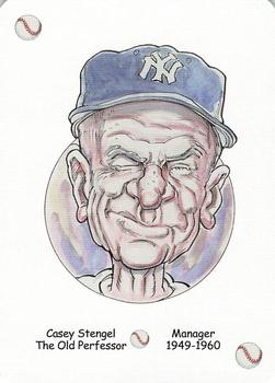 2005 Hero Decks New York Yankees Baseball Heroes Playing Cards (1st Edition) #NNO Casey Stengel Front