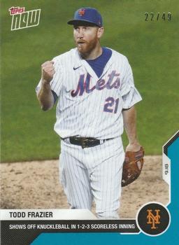 2020 Topps Now - Blue #288 Todd Frazier Front