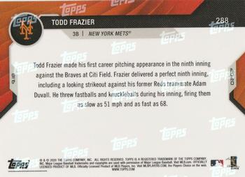 2020 Topps Now - Purple #288 Todd Frazier Back