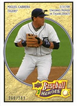 2008 Upper Deck Baseball Heroes - Beige #64 Miguel Cabrera Front