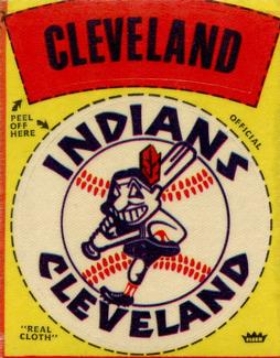 1973 Fleer Official Major League Patches #NNO Cleveland Indians Logo Front