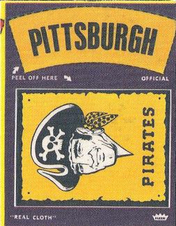 1976 Fleer Official Major League Patches #NNO Pittsburgh Pirates Logo Front
