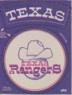 1976 Fleer Official Major League Patches #NNO Texas Rangers Logo Front