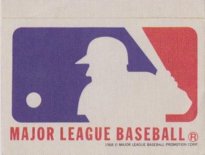 1976 Fleer Official Major League Patches #NNO Major League Baseball Logo Front