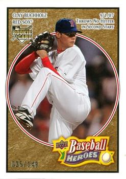 2008 Upper Deck Baseball Heroes - Brown #29 Clay Buchholz Front