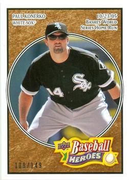 2008 Upper Deck Baseball Heroes - Brown #44 Paul Konerko Front