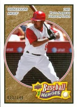 2008 Upper Deck Baseball Heroes - Brown #86 Chone Figgins Front
