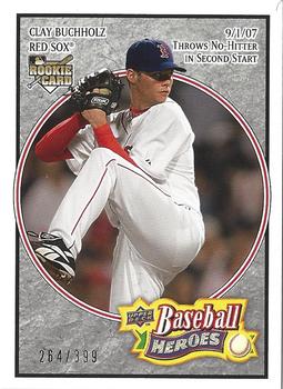 2008 Upper Deck Baseball Heroes - Charcoal #29 Clay Buchholz Front