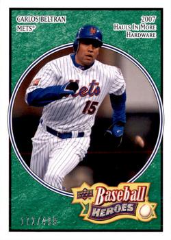 2008 Upper Deck Baseball Heroes - Emerald #104 Carlos Beltran Front