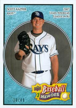 2008 Upper Deck Baseball Heroes - Light Blue #166 Scott Kazmir Front