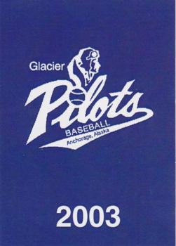 2003 Anchorage Glacier Pilots #NNO Anchorage Glacier Pilots Front