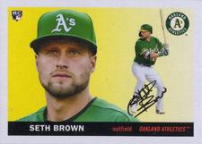 2020 Topps Archives - 1955 Topps Mini #55M-13 Seth Brown Front