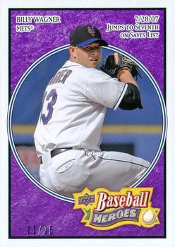 2008 Upper Deck Baseball Heroes - Purple #109 Billy Wagner Front