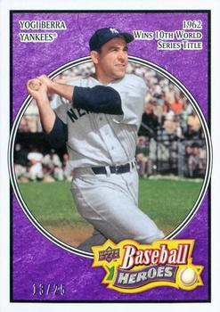 2008 Upper Deck Baseball Heroes - Purple #121 Yogi Berra Front