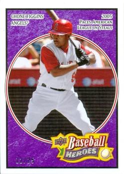 2008 Upper Deck Baseball Heroes - Purple #86 Chone Figgins Front