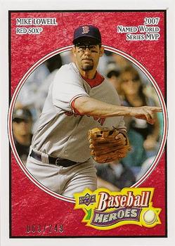 2008 Upper Deck Baseball Heroes - Red #19 Mike Lowell Front
