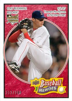 2008 Upper Deck Baseball Heroes - Red #29 Clay Buchholz Front