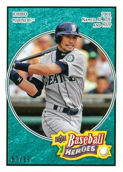 2008 Upper Deck Baseball Heroes - Sea Green #152 Ichiro Front