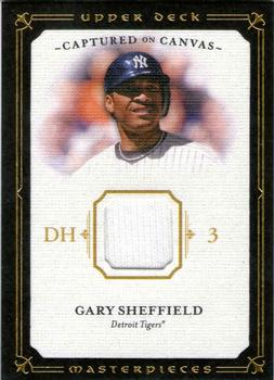 2008 Upper Deck Masterpieces - Captured on Canvas #CC-GS Gary Sheffield Front