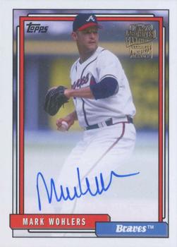 2020 Topps Archives - Fan Favorites Autographs #FFA-MW Mark Wohlers Front