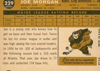 2015 Topps - Topps Originals Buybacks 1960 #229 Joe Morgan Back