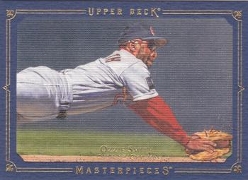 2008 Upper Deck Masterpieces - Framed Blue #83 Ozzie Smith Front
