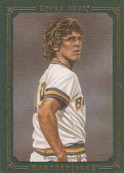2008 Upper Deck Masterpieces - Framed Green #46 Robin Yount Front