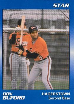 1989 Star Hagerstown Suns - Platinum #2 Don Buford Jr. Front