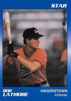 1989 Star Hagerstown Suns - Platinum #12 Bob Latmore Front