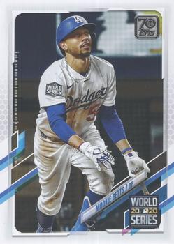 2021 Topps #15 Mookie Betts Front