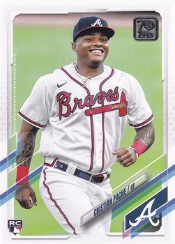 2021 Topps #187 Cristian Pache Front