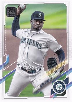2021 Topps #215 Justin Dunn Front