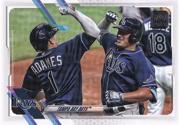 2021 Topps #222 Tampa Bay Rays Front