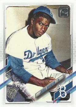 2021 Topps #302 Jackie Robinson Front