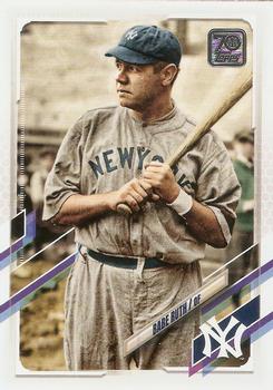 2021 Topps #449 Babe Ruth Front